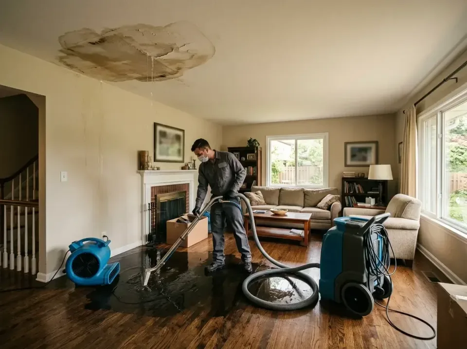 attic-pipe-burst-ceiling-drip-008 — frequently asked questions, Water Damage Restoration & Carpet Care in Youngwood, PA